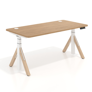 zit stabureau wit red oak erghos nature 1