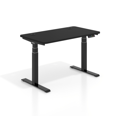 zit stabureau zwart pure black erghos pro 1