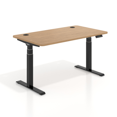 zit stabureau zwart red oak erghos pro 1