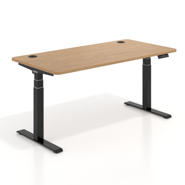 zit stabureau zwart red oak erghos pro 1
