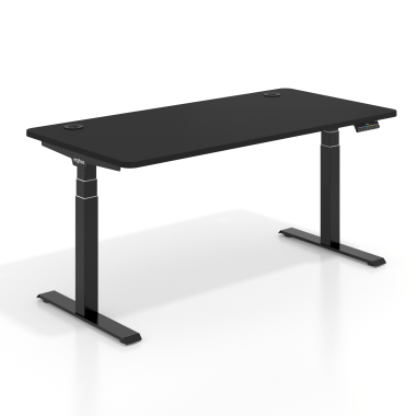 zit stabureau zwart pure black erghos pro 1
