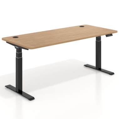zit stabureau zwart red oak erghos pro 1