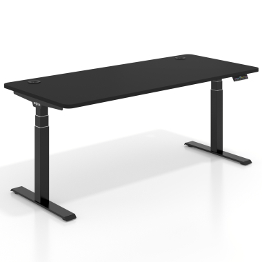 zit stabureau zwart pure black erghos pro 1