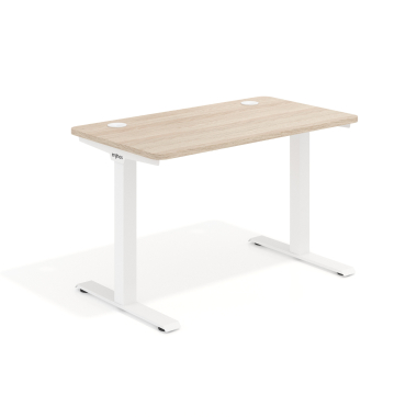 bureautafel wit flax oak witte structuur 1