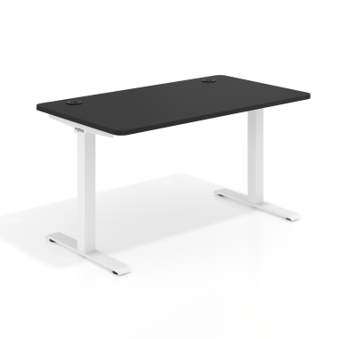 bureautafel wit pure black witte structuur 1
