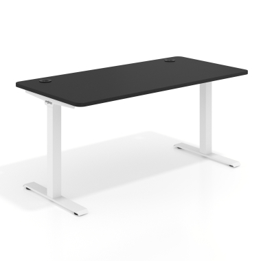 bureautafel wit pure black witte structuur 1