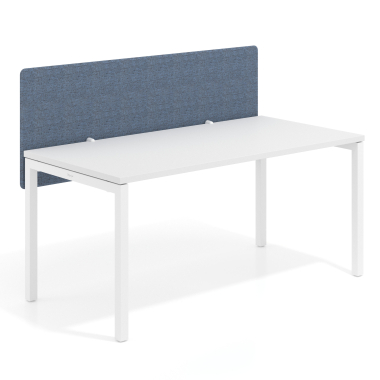 bureauschermen blauw aluminium structuur 4