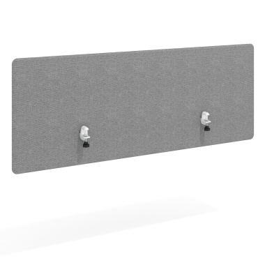 bureauschermen grijs aluminium structuur 3