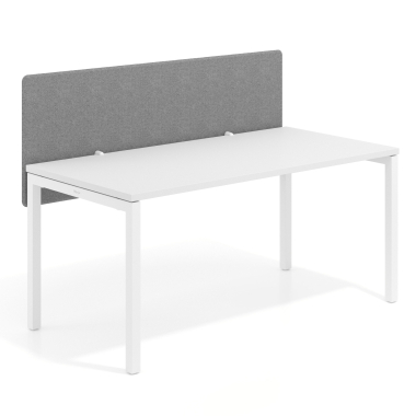 bureauschermen grijs aluminium structuur 4