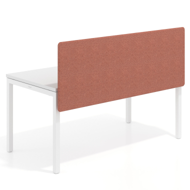 bureauschermen terracota aluminium structuur 1