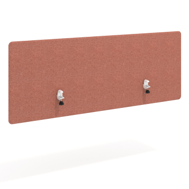 bureauschermen terracota aluminium structuur 3