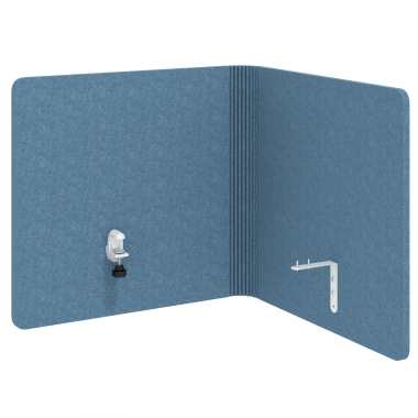 bureauschermen blauw sileo 3