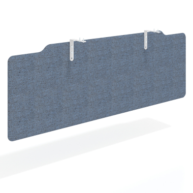 bureauschermen blauw aluminium structuur 3