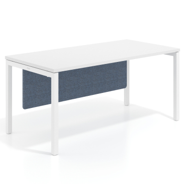 bureauschermen blauw aluminium structuur 4