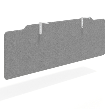 bureauschermen grijs aluminium structuur 3
