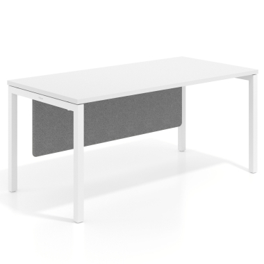 bureauschermen grijs aluminium structuur 4