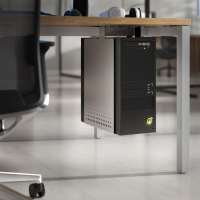 CPU-houder Zero, vaste montage onder het bureau