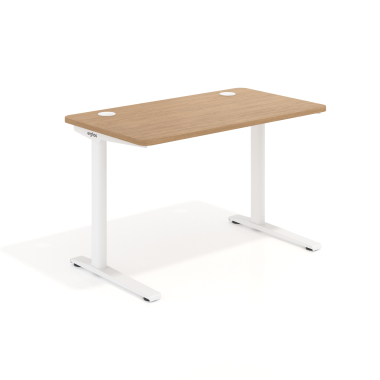 bureautafel wit red oak witte structuur 1