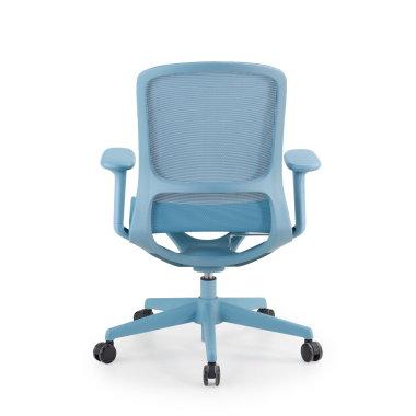 design bureaustoel blauw muse netstof mesh 3d verstelbare armleuningen 5