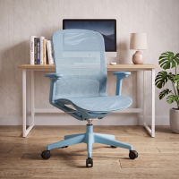 Design bureaustoel Muse met moderne uitstraling, 3D-armleuningen en ergonomische rugleuning