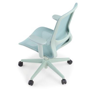 design bureaustoel groen muse netstof mesh 3d verstelbare armleuningen 8