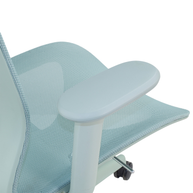 design bureaustoel groen muse netstof mesh 3d verstelbare armleuningen 5