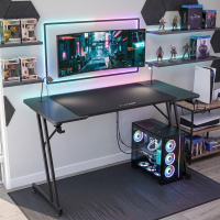 Gaming bureau Voltage met carbonlook blad, 120x60cm