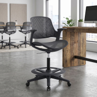 Draaibare bureaukruk Dorian met ergonomische rugleuning