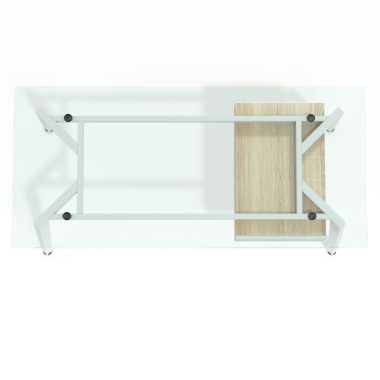 bureautafel wit prisma 7