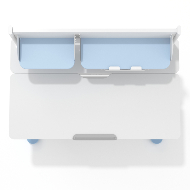 jeugdbureau wit blauw ergokid 9