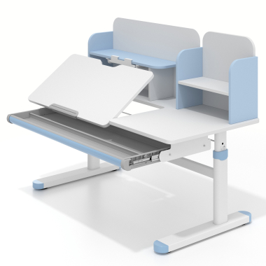 jeugdbureau wit blauw ergokid 12