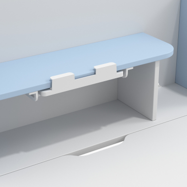jeugdbureau wit blauw ergokid 15