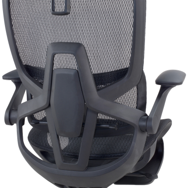 ergonomische bureaustoel zwart halo z3 netstof mesh 4d verstelbare armleuningen lumbale steun hoofdsteun uitschuifbare voetensteun 5