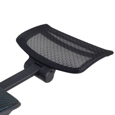 ergonomische bureaustoel zwart glide ultra netstof mesh 5d verstelbare armleuningen lumbale steun hoofdsteun uitschuifbare voetensteun 14