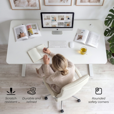 bureautafel wit warm white witte structuur 4
