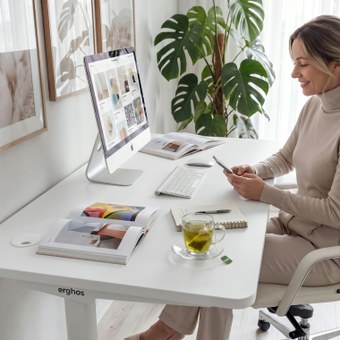 bureautafel wit warm white witte structuur 5