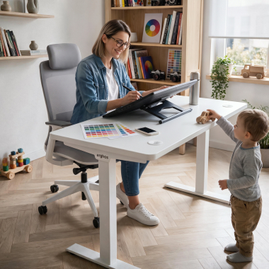 bureautafel wit warm white witte structuur 2