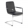 Vergaderstoel Dallas, ergonomische rugleuning, metalen sledeframe, comfortabel en robuust 210873 - (Outlet)