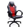 Gamestoel Racer, sportief ontwerp, gevoerd
