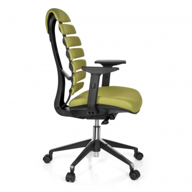ergonomische bureaustoel groen soul stof 1d verstelbare armleuningen lumbale steun 5