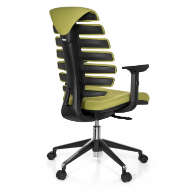 ergonomische bureaustoel groen soul stof 1d verstelbare armleuningen lumbale steun 7