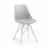 Scandinavische stoel Norway, designstoel, metalen frame