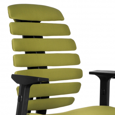 ergonomische bureaustoel groen soul stof 1d verstelbare armleuningen lumbale steun 6