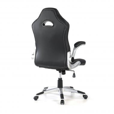 gamestoel rood lotus kunstleder opklapbare armleuningen 8