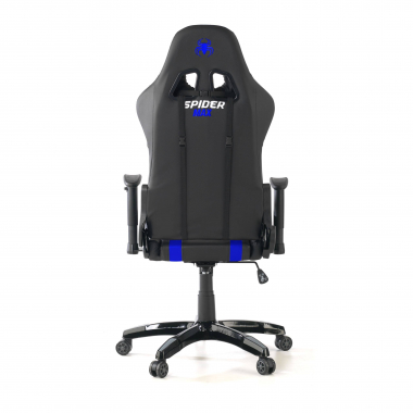 gamestoel blauw spider kunstleder beweegbare armleuningen lumbale en cervicale kussen hoofdsteun 6