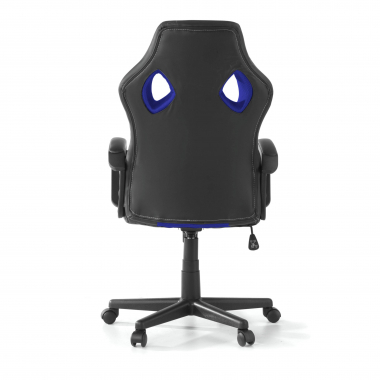 gamestoel blauw montmelo kunstleder vaste armleuningen 8