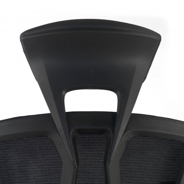 ergonomische bureaustoel zwart ridley netstof mesh 3d verstelbare armleuningen lumbale steun hoofdsteun 6