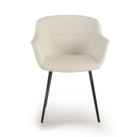 Vergaderstoel Ores, 4 poten, comfortabel, kunstleer