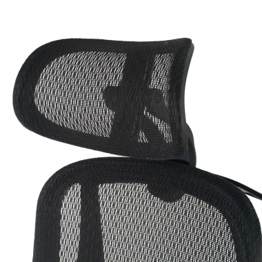 ergonomische bureaustoel zwart locktech netstof mesh 1d verstelbare armleuningen lumbale steun hoofdsteun 6