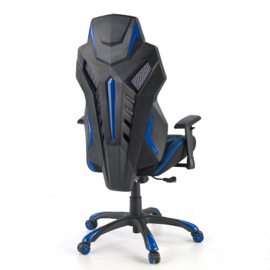 gamestoel blauw fenix netstof mesh 3d verstelbare armleuningen 7
